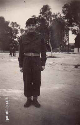Bill Wind January 1959 british army uniform