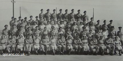37 Company RAMC Nicosia Cyprus 1954 staff photo