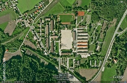 Google Map of Austria Army Buildings at Lendorf