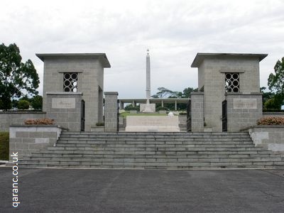 Kranji War Cemetery Memorial