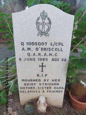 Lance Corporal A O'Driscoll Grave