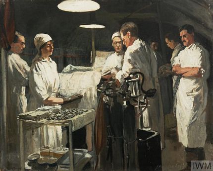 Operating Theatre at 41st Casualty Clearing Station 1918 Allied Advance WWI - The Hundred Days Offensive