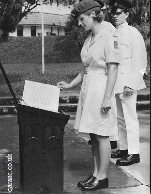 Page Turning Books Ceremony RAMC BMH Singapore in 1970