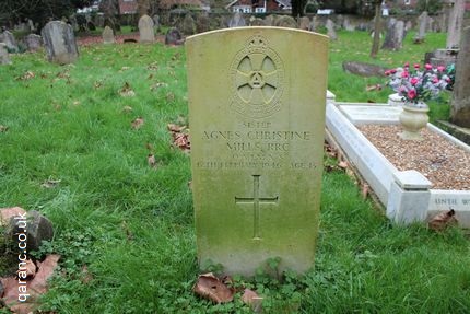 Sister Agnes Christine Mills Grave St Mary Churchyard West Malling Kent