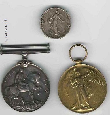 british war medal 1914 1918 and allied victory medal without ribbons