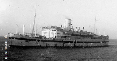 hospital ship amra at aden 1941