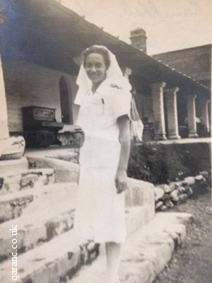 Sister Constance Dotterel Mary Wort QAIMNS 14th General Hospital July 1942 convalescent section